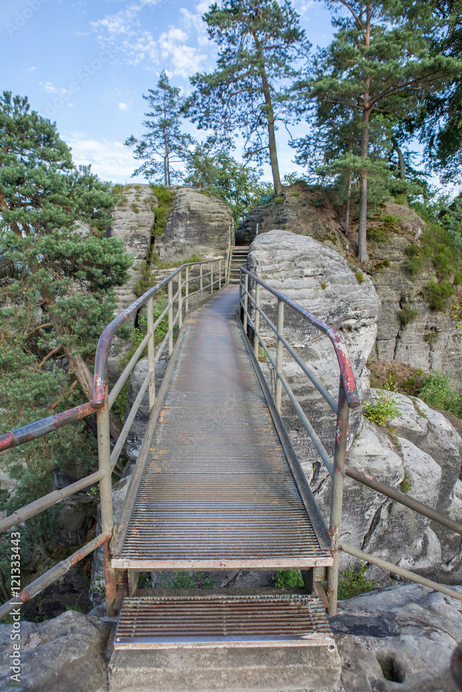 Bastei - Saxon - Germany - Valley of the river Elbe Bastei - Saxon - Germany - Valley of the river Elbe