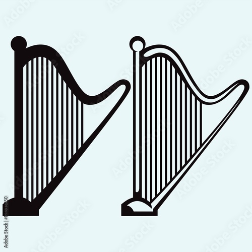 Illustration of lyre