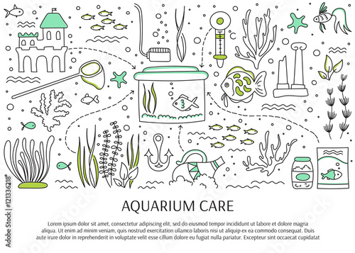 Aquarium care elements