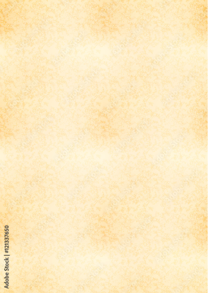 Vertical a4 size yellow sheet of old paper Stock-Vektorgrafik | Adobe Stock