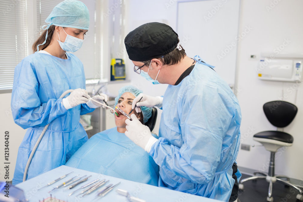 Fototapeta premium A day in dental clinic