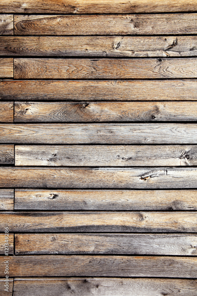 Old brown weathered distressed wood planks background Old brown weathered distressed wood planks background