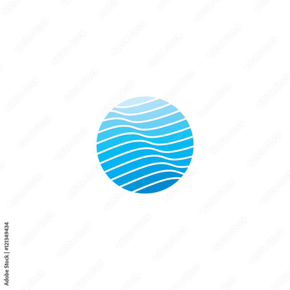 Waves Logo Vector