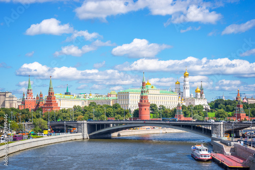 Moscow Kremlin and the Moskva river, Russia