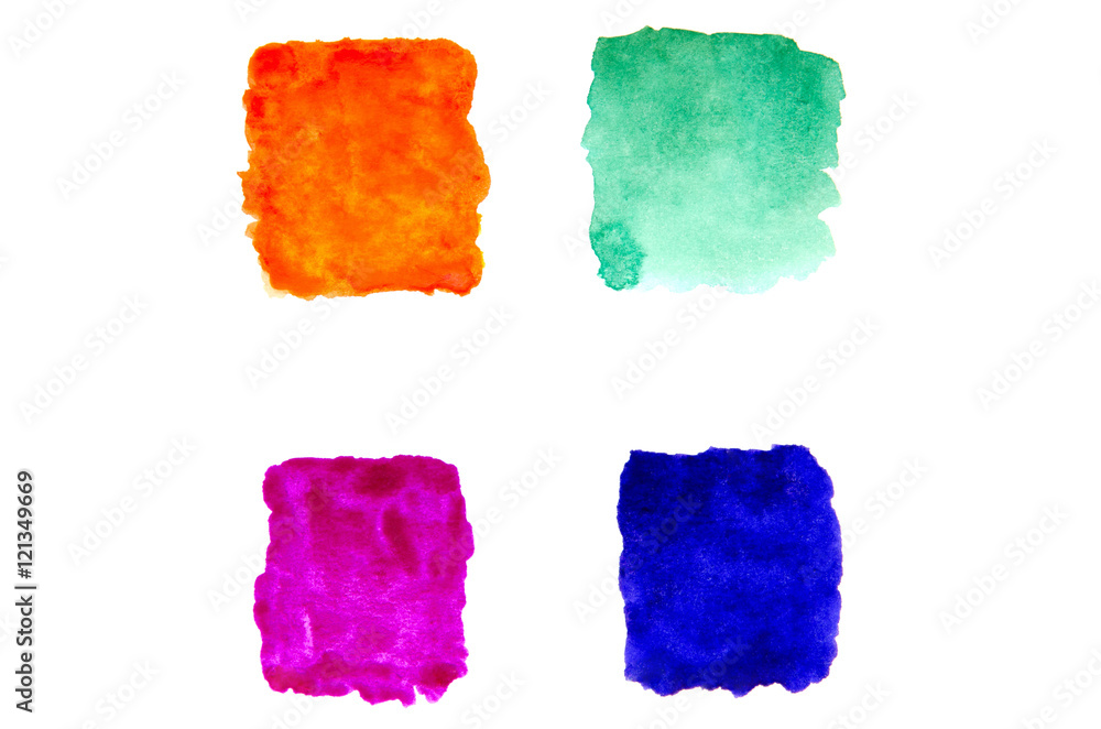 watercolor on paper watercolor on paper