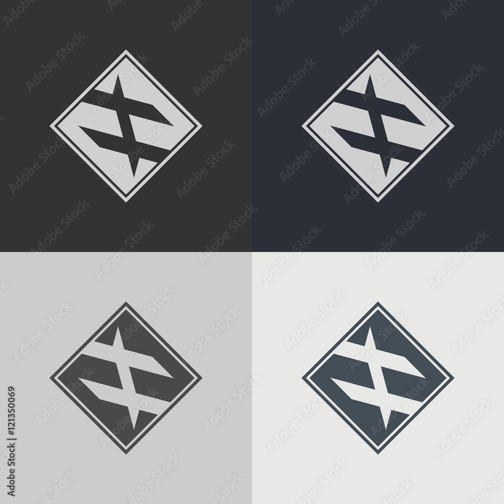 Set of abstract signs. Abstract element for design. Template emblem badges. Set of abstract signs. Abstract element for design. Template emblem badges.