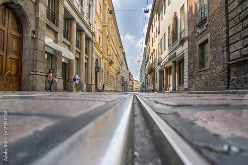 Fototapeta Naklejka Na Ścianę i Meble -  Milan Streetscape