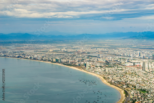 Принти на полотні High view of Da Nang city inVietnam