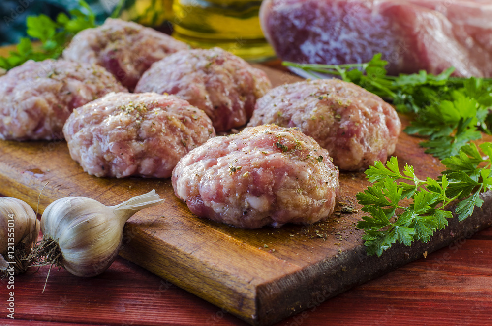 raw patties from ground beef raw patties from ground beef