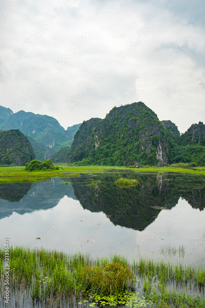 Van Long Natural reserve in Ninh Binh Vietnam Van Long Natural reserve in Ninh Binh Vietnam