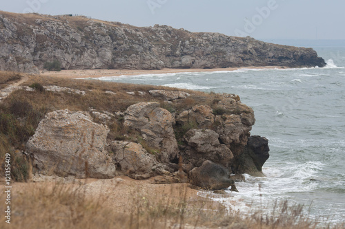 Crimea. Bays of the Karalarsky natural landscape park.