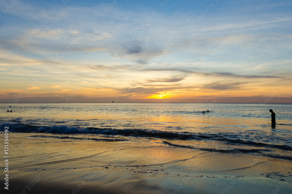 Sunset at the ocean at Phuket Sunset at the ocean at Phuket