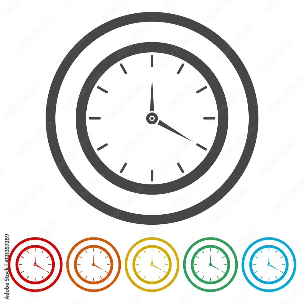 Clock vector icon Clock vector icon