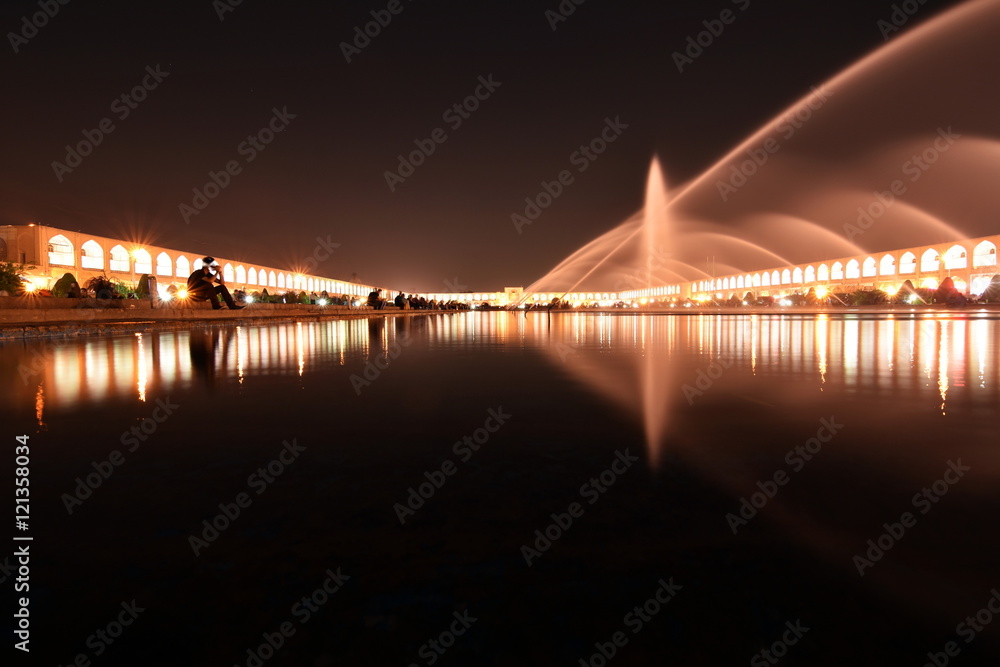 Fototapeta premium Naqsh-e Jahan Square at night,Esfahan, Iran