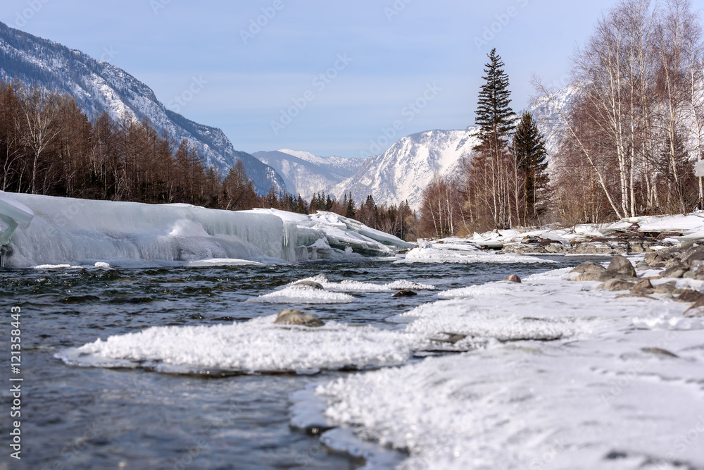river mountain ice snow stones river mountain ice snow stones