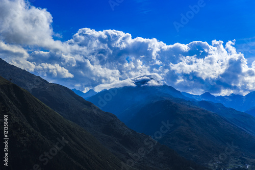 wonderful landscape in the Alps, Switzerland