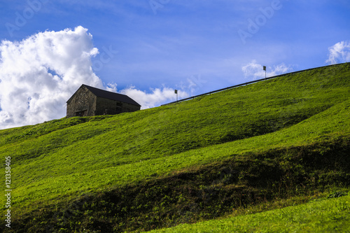 wonderful landscape in the Alps  Switzerland