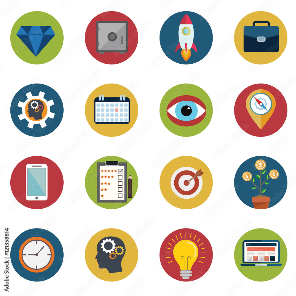 Web design objects, delivery, business, office and marketing items icons. Web design objects, delivery, business, office and marketing items icons.