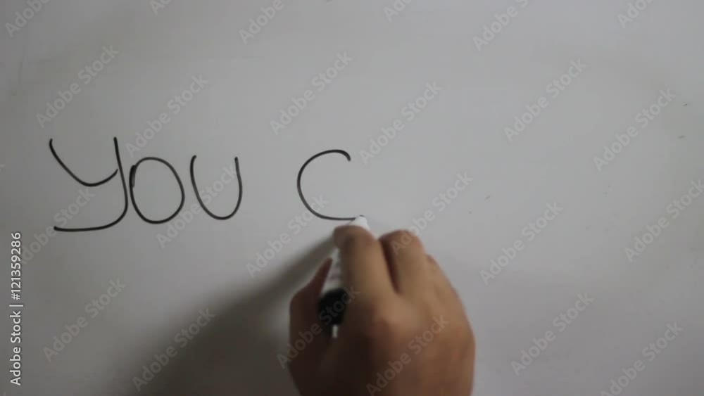 Hand writing a Hand writing a