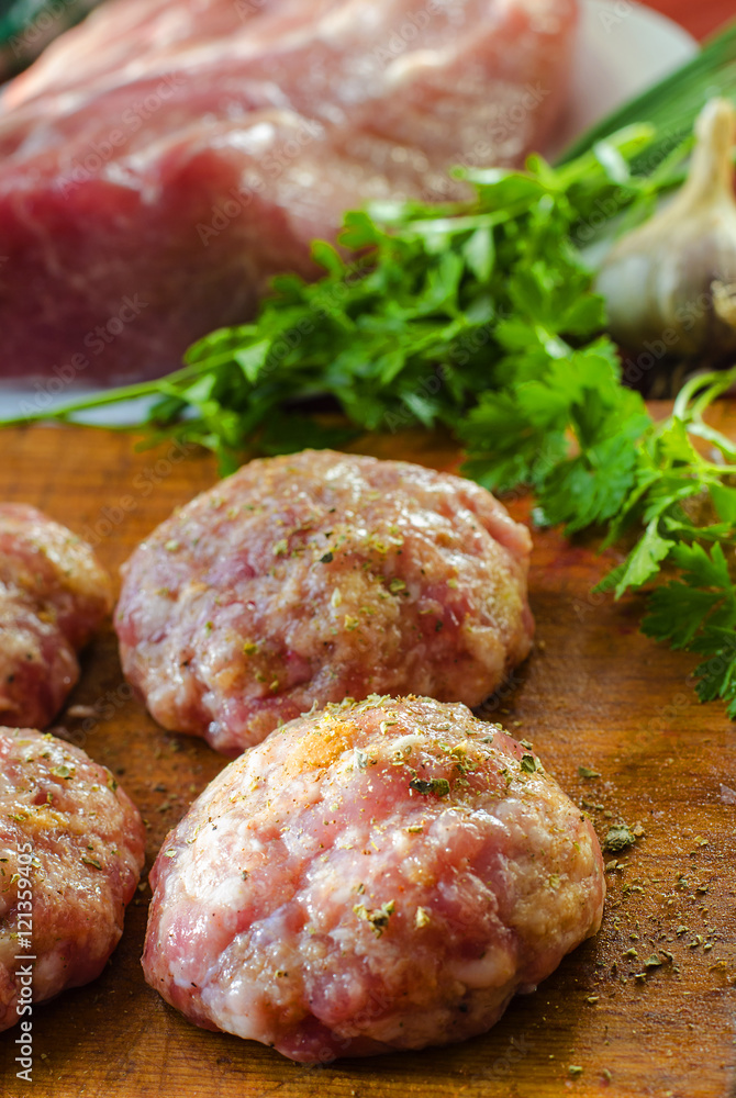 raw patties from ground beef raw patties from ground beef