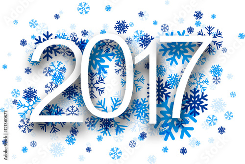 2017 New Year background.