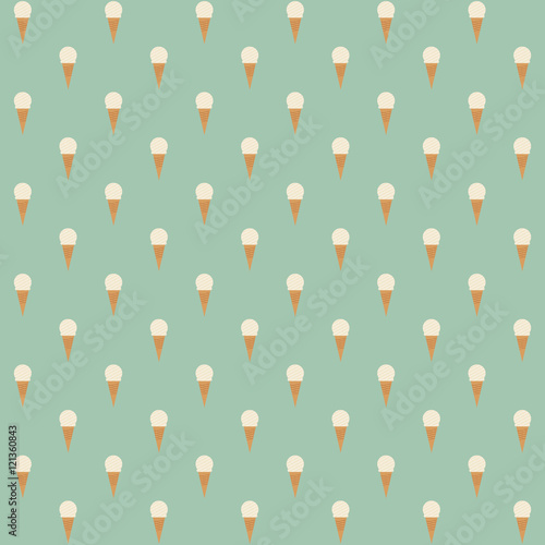 Ice cream seamless pattern