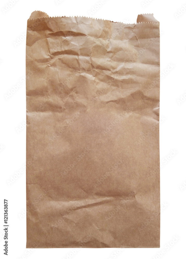Paper Bag isolated - brown