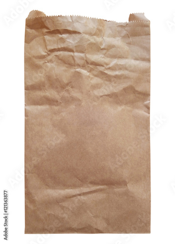 Paper Bag isolated - brown