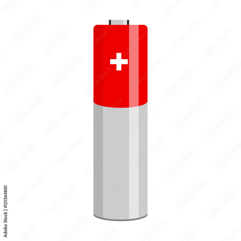 Obraz premium Battery vector icon