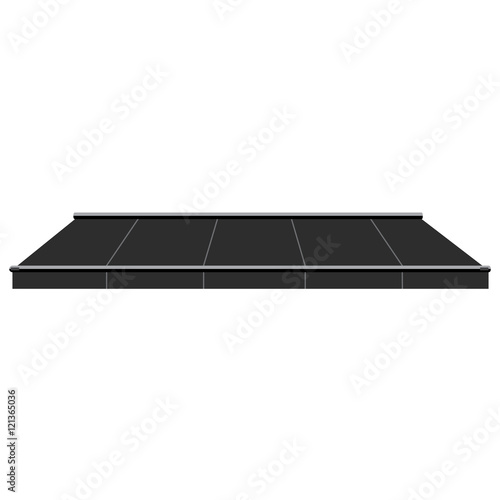 Store awning vector photo