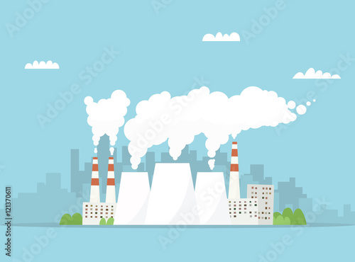 Cartoon industry factory