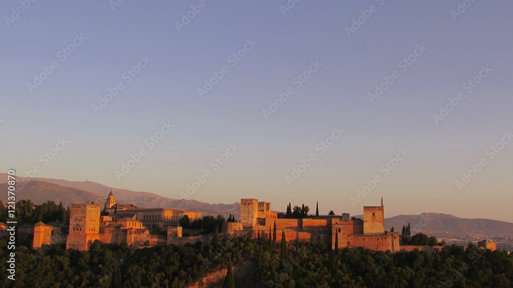 Alhambra al tramonto - granada