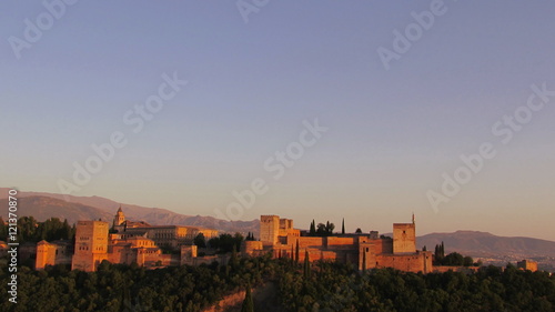 Alhambra al tramonto - granada