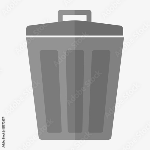 Garbage bin icon