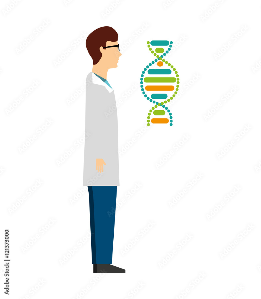 scientific laboratory worker concept vector illustration design scientific laboratory worker concept vector illustration design