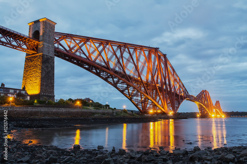 Obraz na płótnie Forth Rail Bridge. Edinburgh
