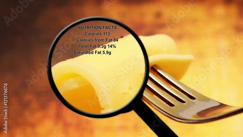 Cheese nutrition facts photo