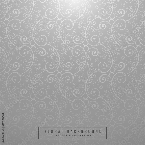 beautiful gray floral background
