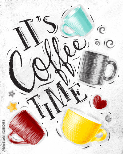 Poster coffee time