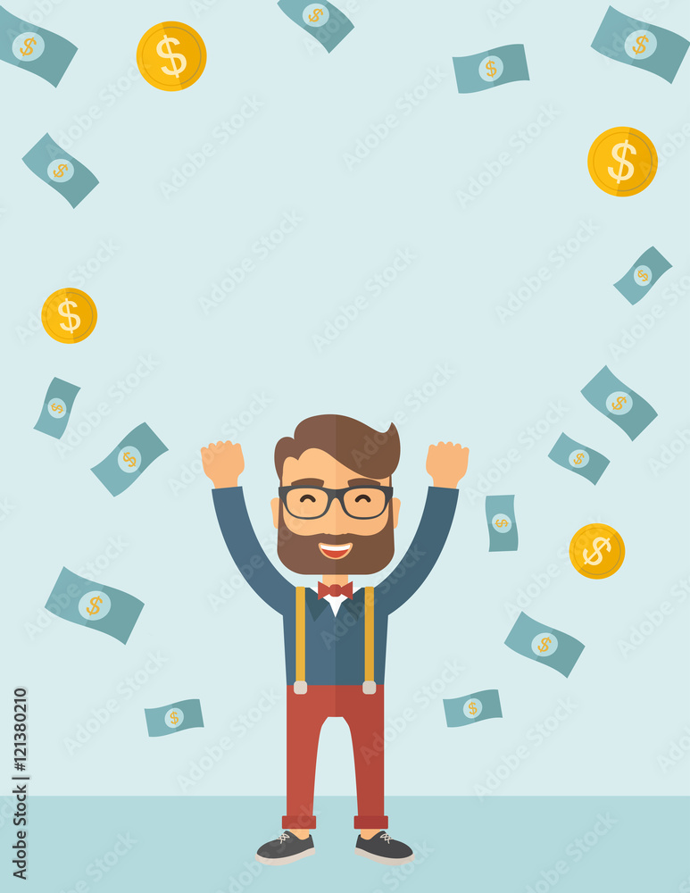 Young happy businessman Young happy businessman