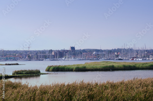 Obraz na płótnie Heiligenhafen, on the Baltic Sea with nature reserve w salonie