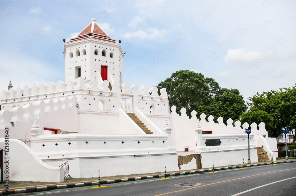 Phra Sumen Fort Bangkok, Thailand, it is the hexagonal-shape concrete fort built in the reign of King Rama 1