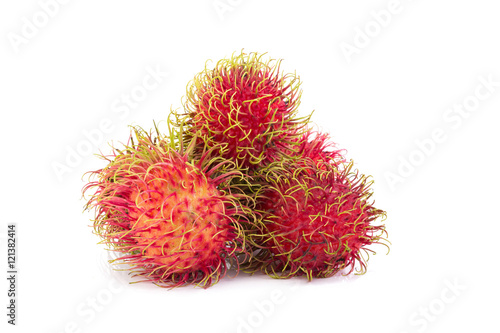 Fresh rambutan sweet delicious fruit of Thailand