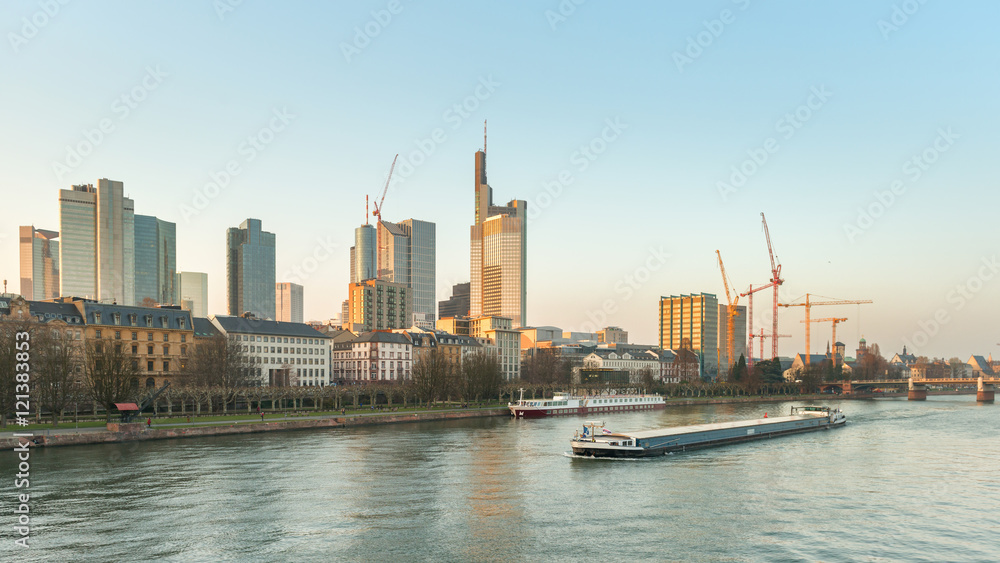 Obraz premium Frankfurt Skyline, Germany