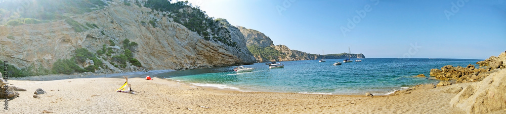 Coll Baix, famous bay in the north of Majorca