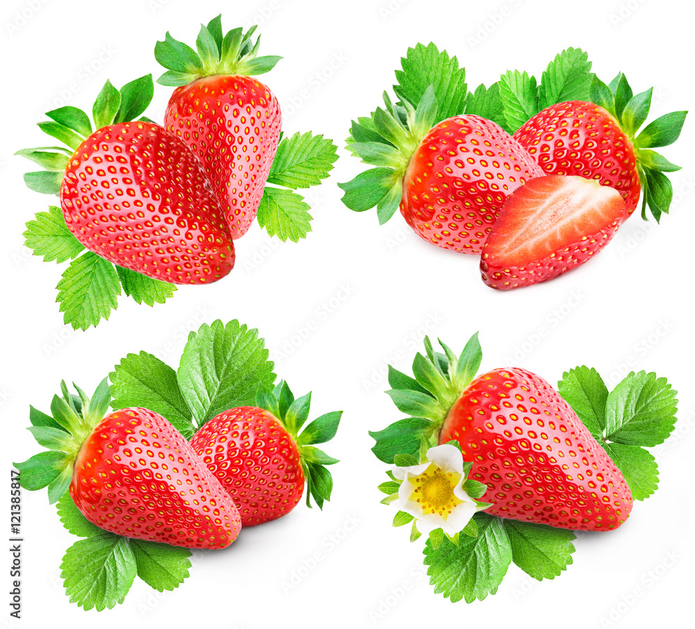 ripe strawberry Set ripe strawberry Set