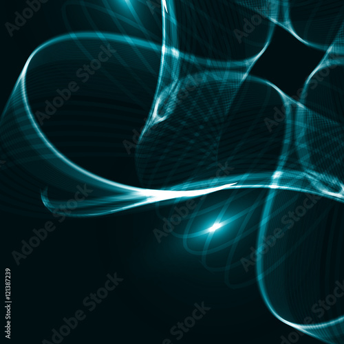 Abstract dynamic background, futuristic lines illustration 