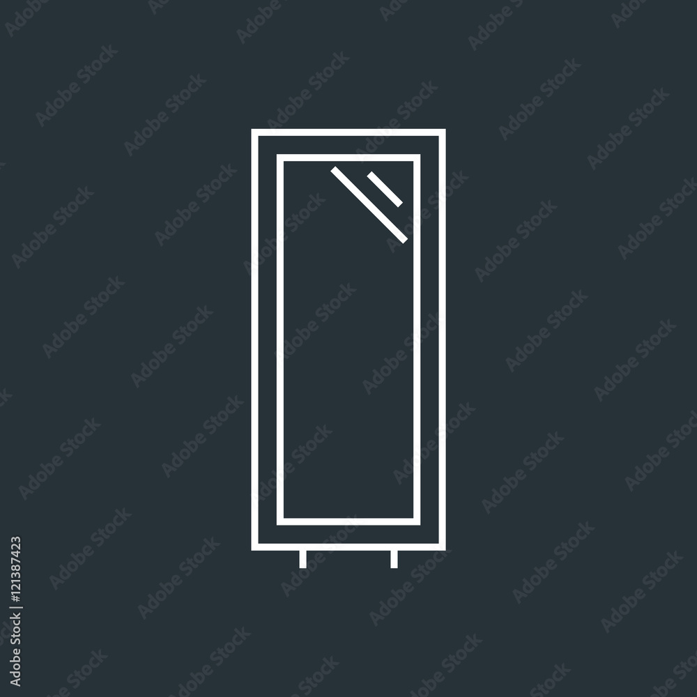 Mirror icon image jpg, vector eps, flat web, material icon, UI illustration Mirror icon image jpg, vector eps, flat web, material icon, UI illustration