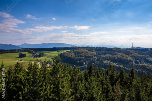 Hünersedel Hünersedelturm Schuttertal und Freiamt Schwarzwald