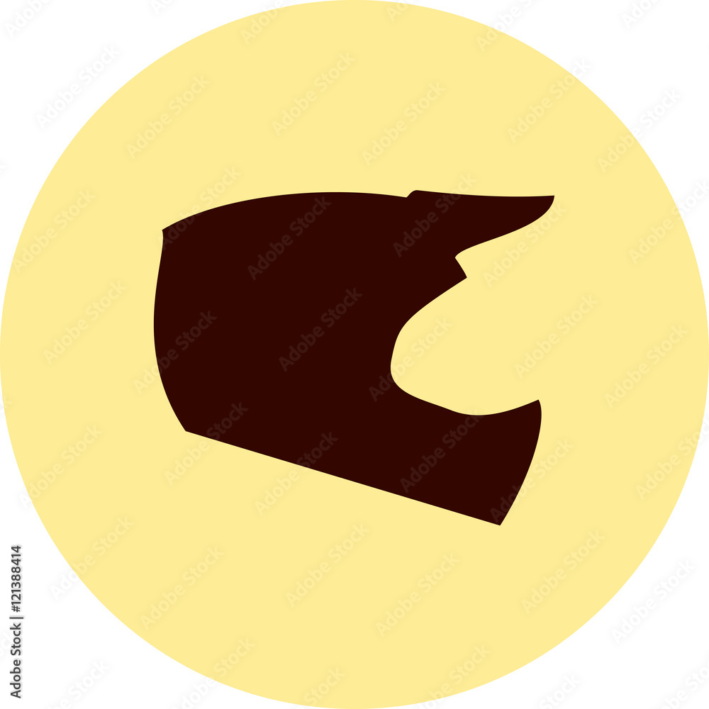 Motorbike full face helmet